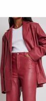 NA-KD NA’KD Blazer, Jacke Kunst‘leder 36 38 oversize Rot Nordrhein-Westfalen - Meerbusch Vorschau