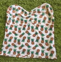 Top Schulterfrei Oberteil von Pimkie mit Ananas Print neu Nordrhein-Westfalen - Blomberg Vorschau
