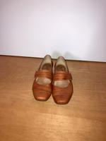 Caprice Halbschuhe Sandalen 5,5 38,5 Cognac Leder echt Niedersachsen - Braunschweig Vorschau