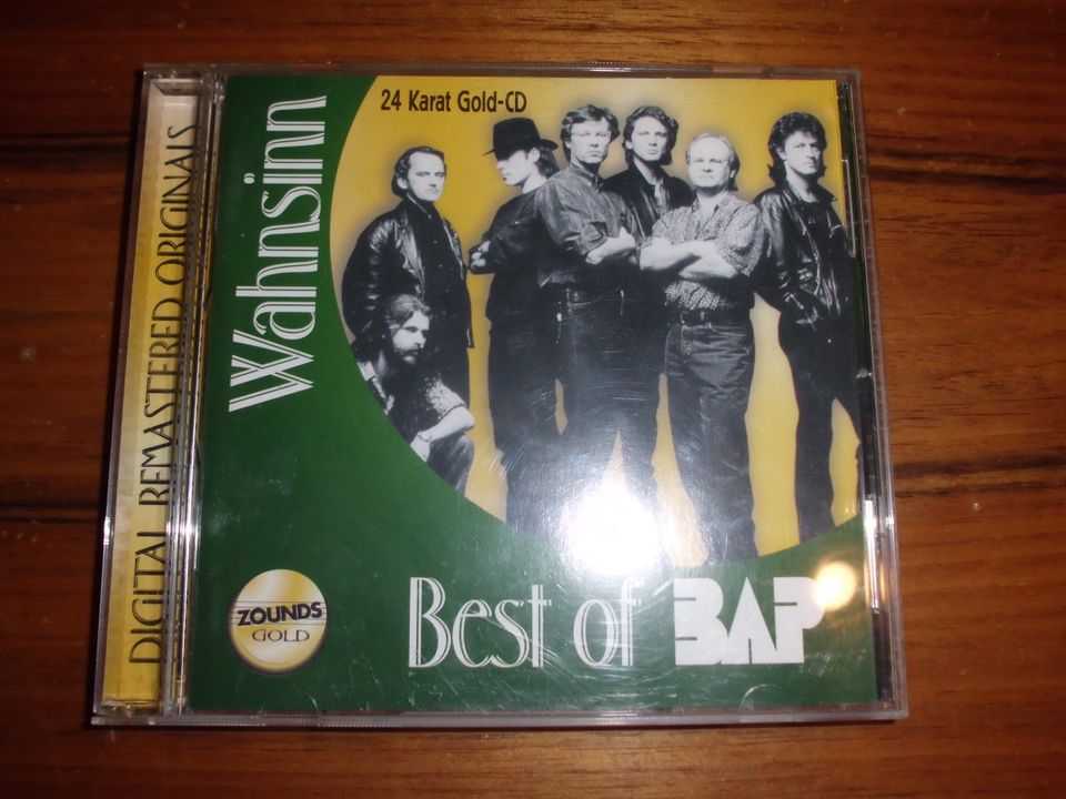 BAP Wahnsinn Best of BAP 24 Karat Gold CD in Unna