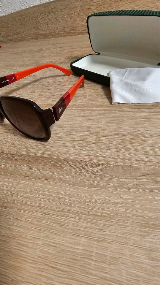 Lacoste Sonnenbrille Damen bordeaux rot L783S in Dortmund