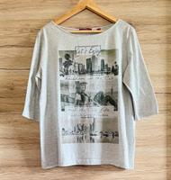 Schönes Graues T-Shirt mit Aufdruck S.Oliver L 42 Bayern - Würzburg Vorschau