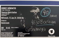 Ticket Herbert Grönemeyer Bochum Münster (Westfalen) - Centrum Vorschau