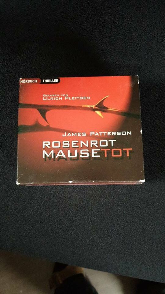 Hörbuch James Patterson CD ROSENROT MAUSETOT in Gründau