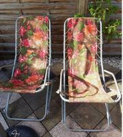 2 Klappstühle DDR Stahlrohr robust Bunt Bequem Lounge Relax Campi Sachsen - Oberlungwitz Vorschau