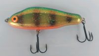 Piketime Perch 5 Medium 12cm Handmade Kunstköder Jerkbait Leipzig - Schönefeld-Abtnaundorf Vorschau