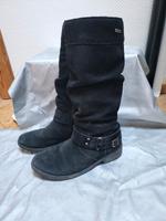 Lederstiefel gr 35 ricosta Bikerstiefel Hessen - Wöllstadt Vorschau
