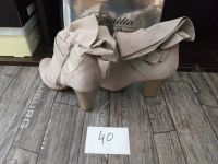 Graceland Stiefel Stiefeletten creme beige 9cm /Gr. 40 Hessen - Hasselroth Vorschau