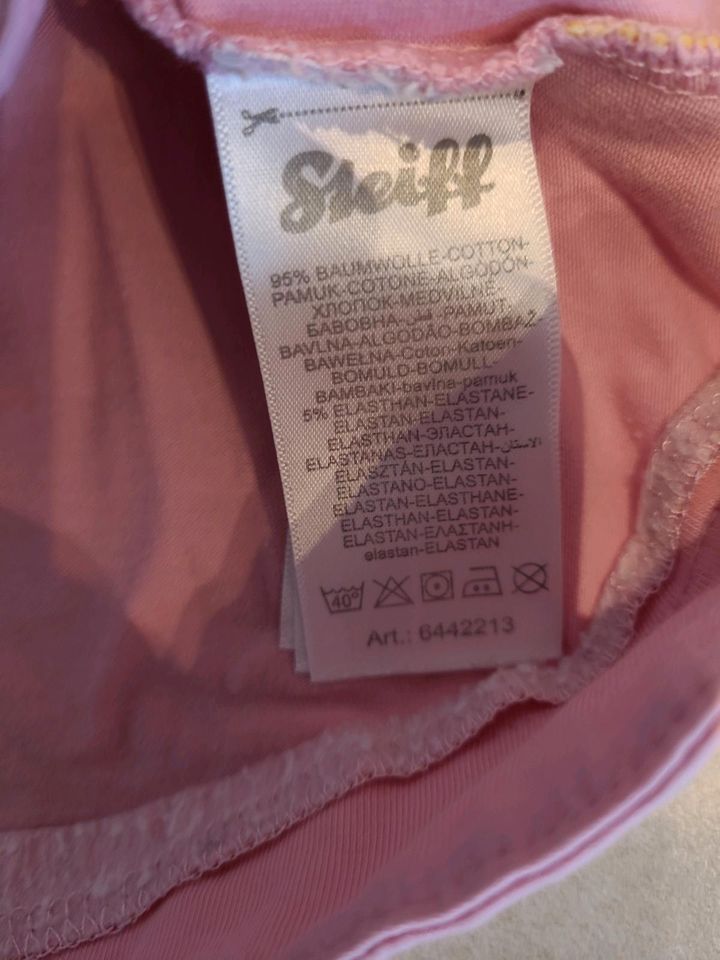 Rosa Steiff Oberteil/ Shirt, Größe 62/ 68 in Lingen (Ems)