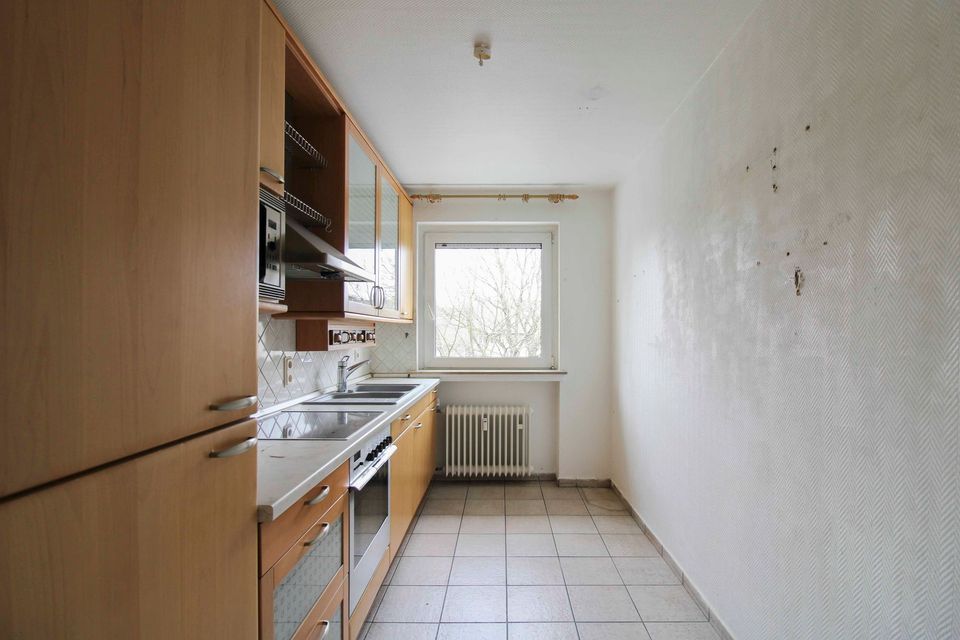 Gut geschnittene 2,5-Zimmer-Wohnung mit Balkon in ruhiger Lage von Essen in Essen