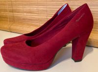 Tamaris Plateau Pumps rot Velours Bayern - Elfershausen Vorschau