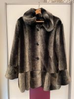 Fake Fur Fellimitatjacke Fellmantel grau schwarz XL Vercotti Saarland - Rehlingen-Siersburg Vorschau
