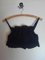 H&M Croptop Bustier Top Sommertop Trägertop Rüschen Baumwolle Hessen - Birstein Vorschau