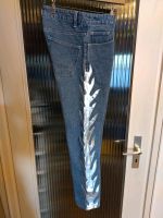 Jeans Metallic-Streifen in Flammen-Optik slim fit tapered W30 L30 München - Sendling-Westpark Vorschau