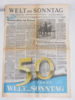 Geburtstag Zeitung Welt am Sonntag Nr. 1 1. August 1948 Jubiläum Niedersachsen - Bippen Vorschau