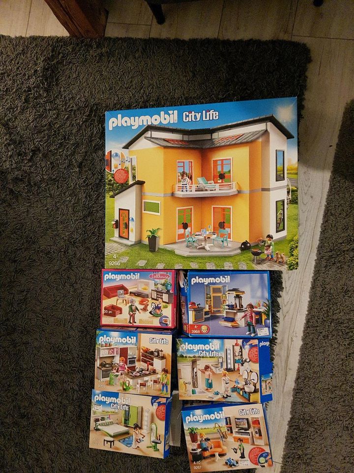 Playmobil 9266 Villa Traumhaus, komplett eingerichtet 9269 9271 in Zschorlau