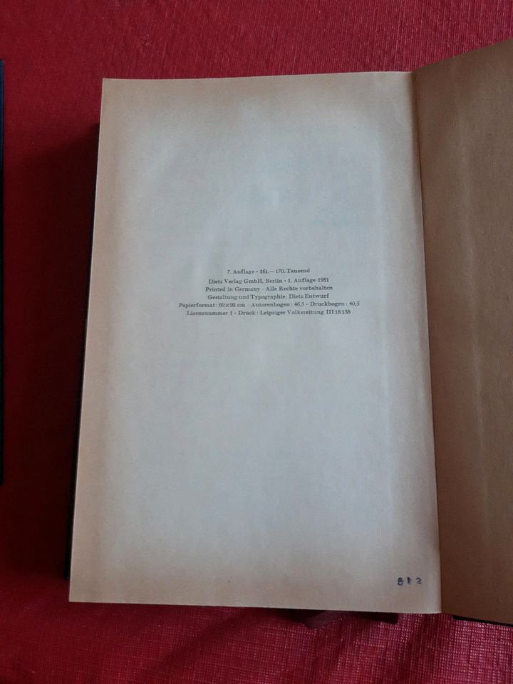 Buch Marx Engels Dietz Verlag Berlin 1957 Band I in Berlin