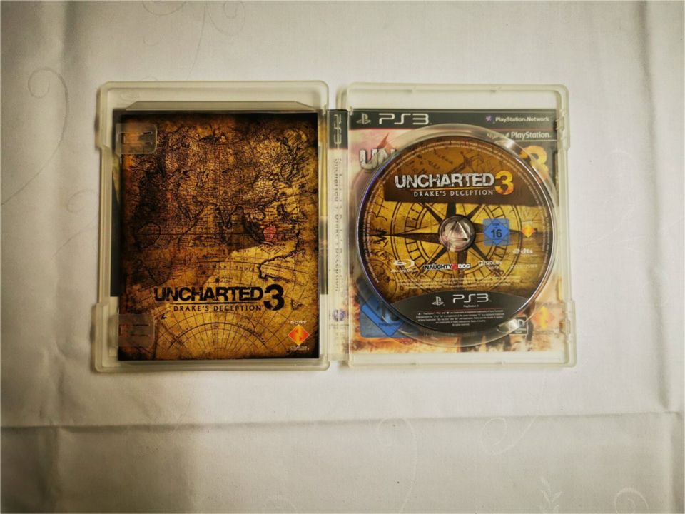 Verkaufe für PS 3 Game Uncharted 3 Drakes Deception in Porta Westfalica