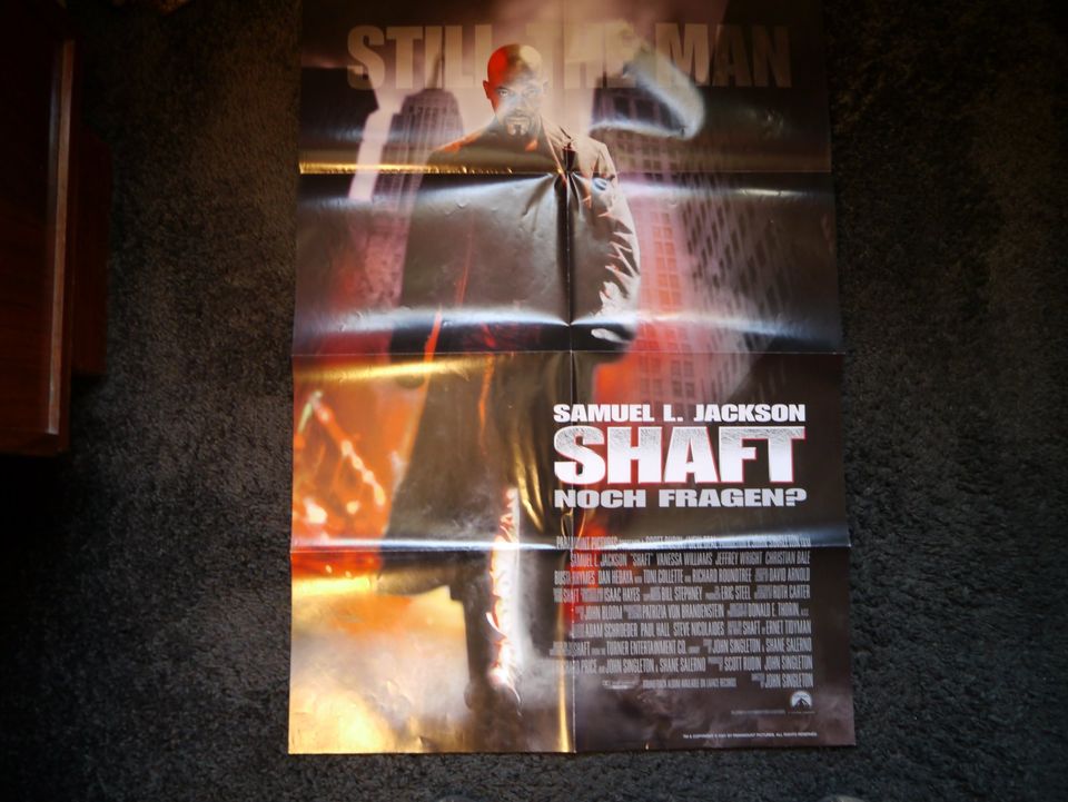 Shaft - Noch Fragen, Film- / Kino- Plakat, mit Samuel L. Jackson in München