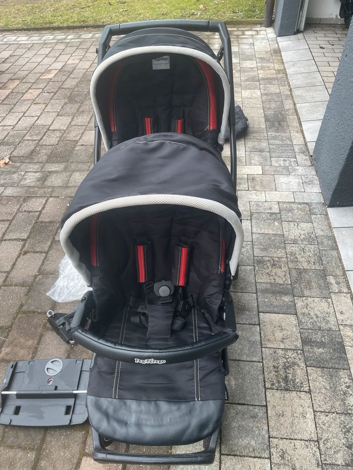 Peg Perego Team, geschwisterwagen, twin Doppel Kinderwagen in Reisbach