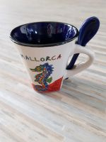 Tasse Mokkatasse mit Löffel Mallorca Seepferdchen Sachsen-Anhalt - Wernigerode Vorschau