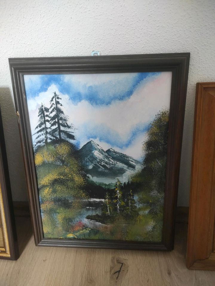 Bild gemalt guter Zustand in Aichach