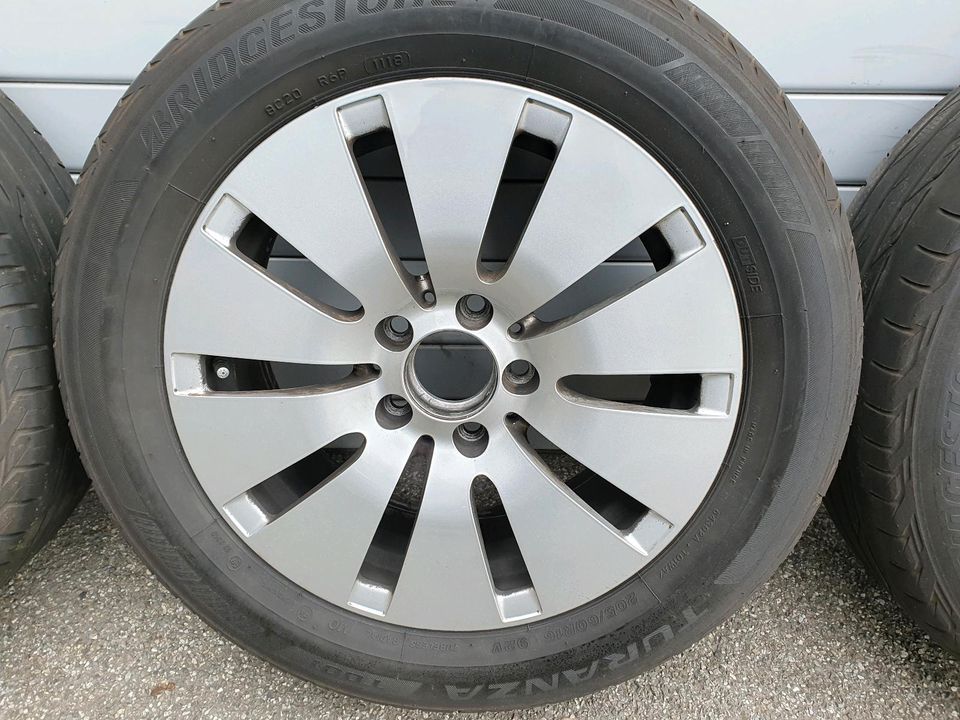 Mercedes C-Klasse W205 Felgen A2054010100 Sommerreifen 205/60R16 in Obertshausen