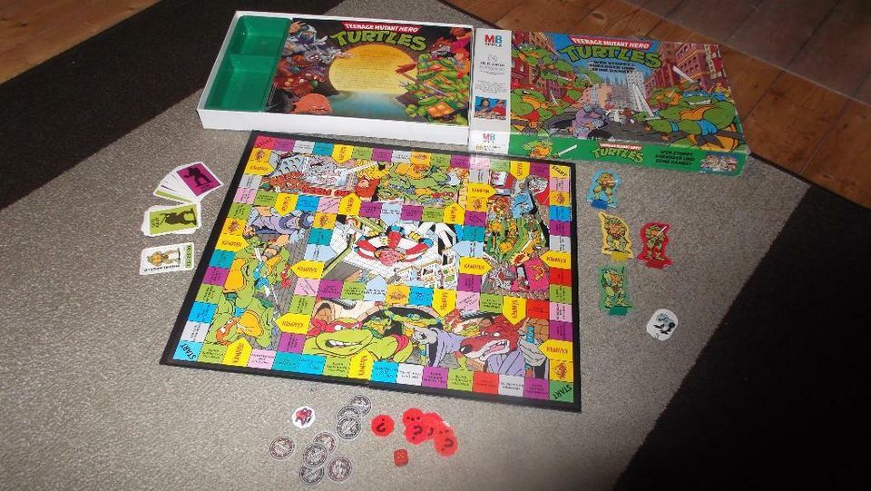 Teenage Mutant Hero Turtles-Wer stoppt Schredder? MB Spiele 1990 in Lüdersfeld