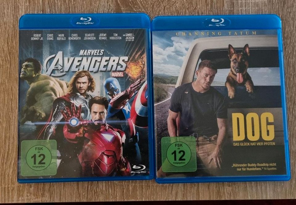 2 Filme auf Blu-ray (Avengers / Dog) in Uetersen