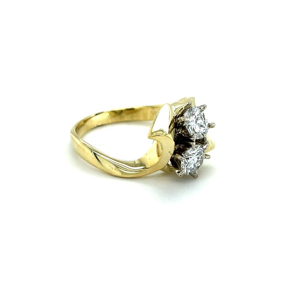 Ring aus 585/- Gelbgold mit Brillanten Nr. 223312 M10 in Hannover