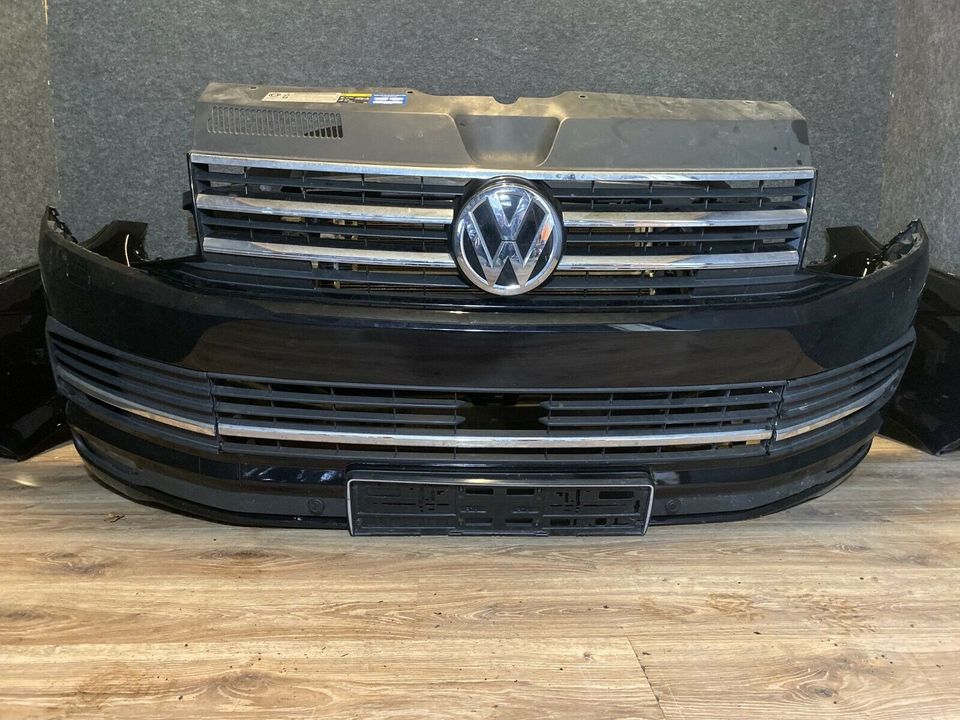 Vw T6 LC9X Frontpaket Motorhaube Stoßstange Scheinwerfer LED Kühl in Berlin