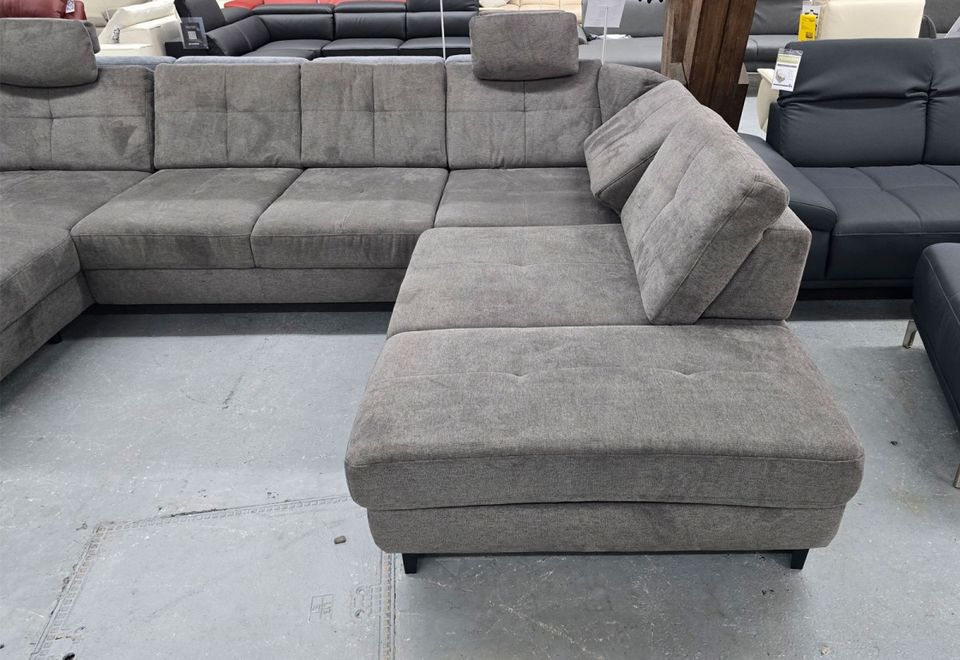 Wohnlandschaft XXL mit Federkern | 0% Finanzierung | MP-IN20040 | Sofa in U-Form | Couchlet Frankfurt in Frankfurt am Main