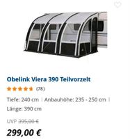 Vorzelt Wohnwagen Obelink Viera 390 Nordrhein-Westfalen - Eschweiler Vorschau