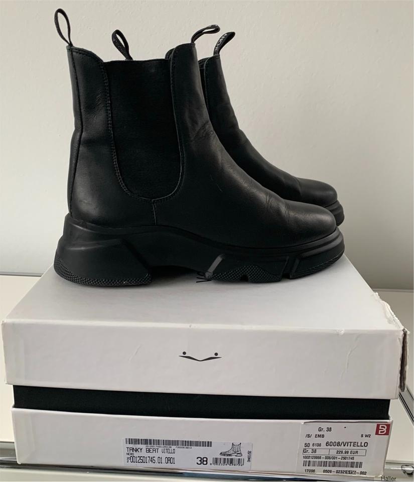 Voile Blanche Stiefeletten • Tanky Beat • Größe 38 • schwarz ❗❗❗ in Poppenhausen
