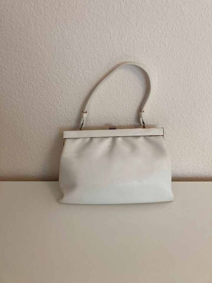 Handtasche Tasche, weiß creme, Hochzeit in München