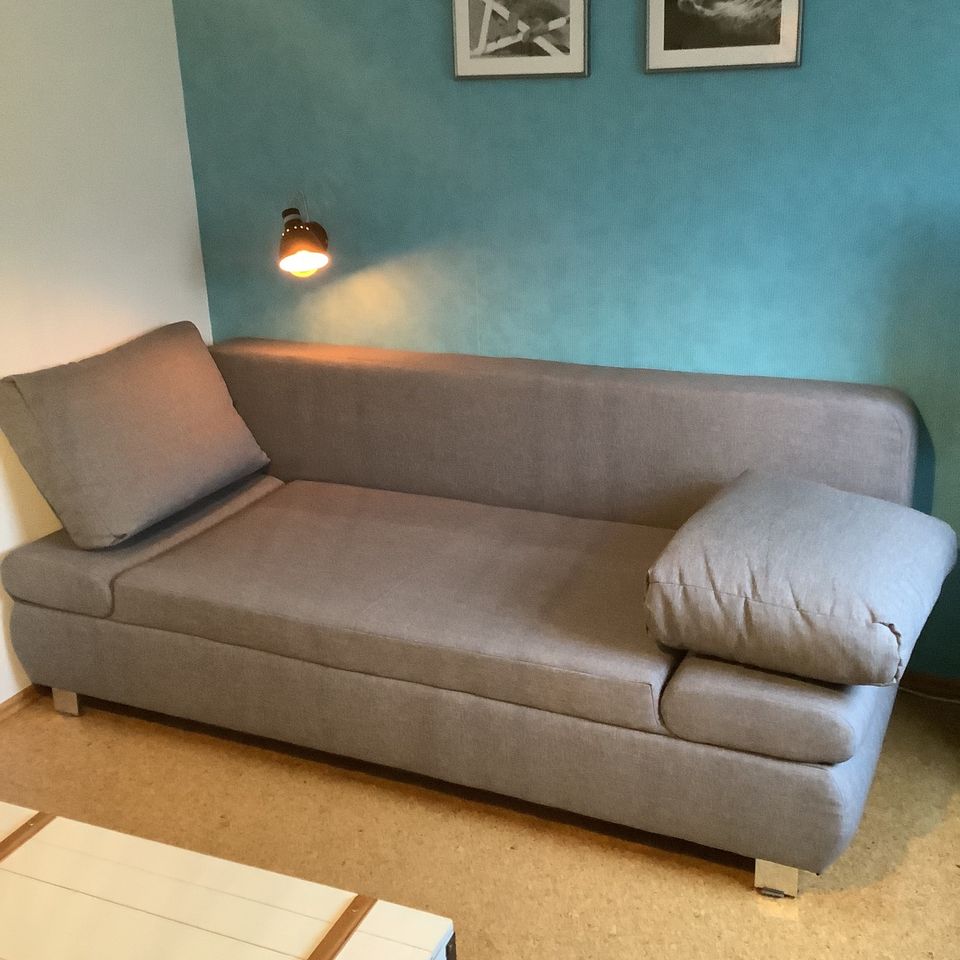 Schlafsofa Sofa Grau Schrank Shabby Landhaus Tisch Maison Weiß in Bochum