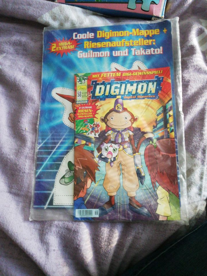 Digimon Manga Comic Heft 58 ovp mit Mappe und Aufsteller in Gemünden a. Main