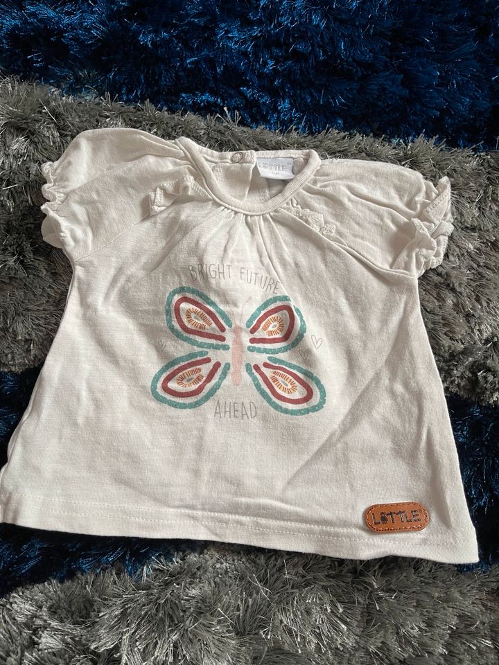 Kurzarm Shirt Baby Schmetterling Größe 56 in Wanna