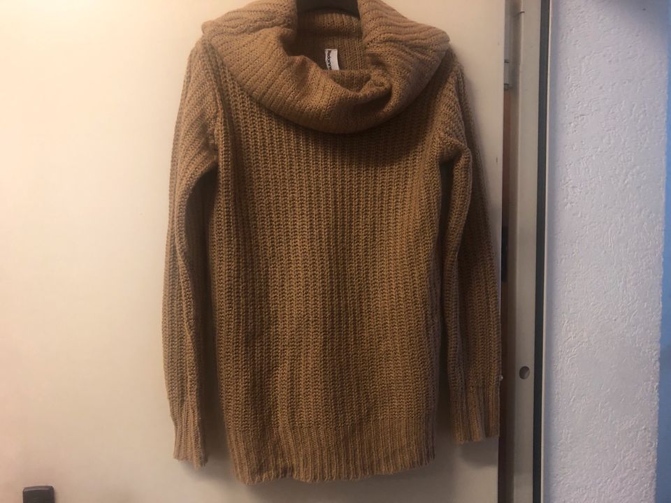 MADONNA Strick-Pullover mit Rollkragen braun/mocca Gr. S in Bergisch Gladbach