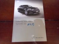 Werkstatthandbuch Mercedes Einführung S Klasse W222 S350 - S 500 Niedersachsen - Oyten Vorschau