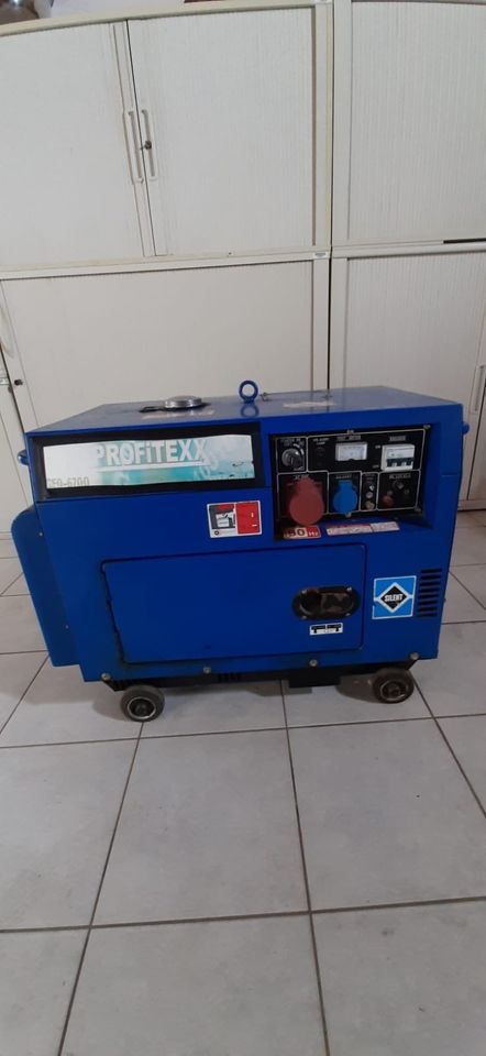 Defekter Stromgenerator 5kw Profitexx SED-6700 Diesel in Rheinbach