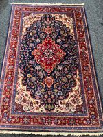 Wunderschöner Tabriz Perserteppich Wolle Vintage 60er Retro Blau Hamburg-Mitte - Hamburg Altstadt Vorschau