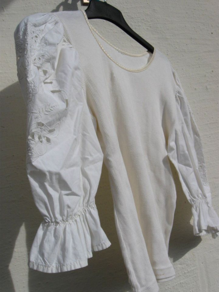 creme Shirt bluse 40 Trachten in Mittenwald