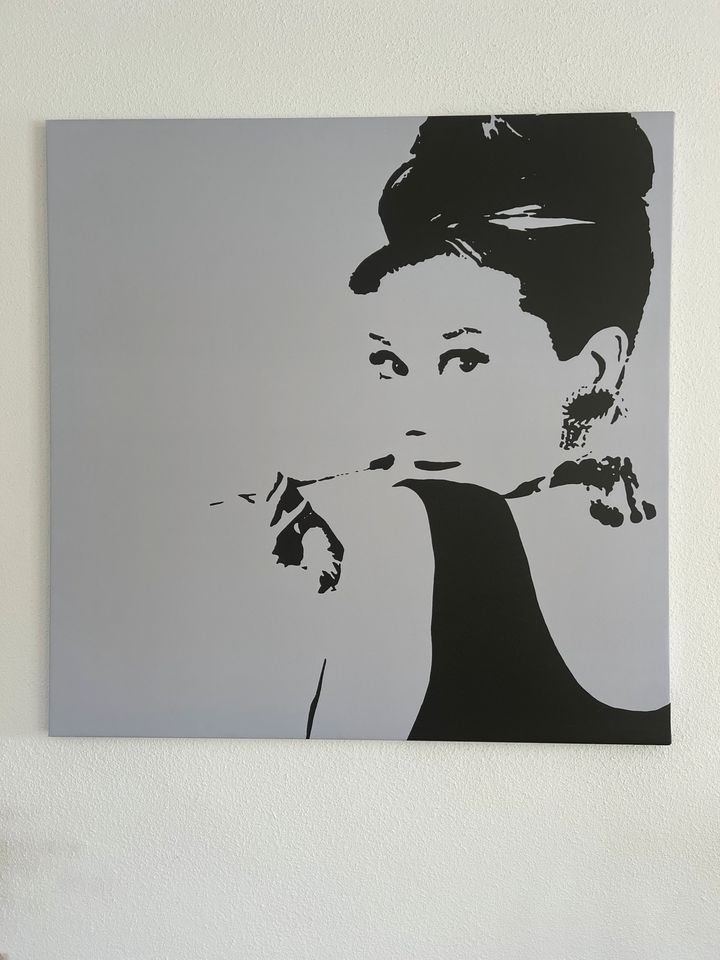 Audrey Hepburn Leinwandbild IKEA in Kaufbeuren