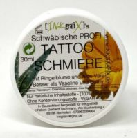 (133,33€/Kg)INKgrafiX® Schwäbische TATTOO SCHMIERE 30g Dose Creme Baden-Württemberg - Illerrieden Vorschau