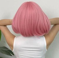 Damen Perücke pink Glatt Natürlich hochwertig bob Damen rosa Wig Essen - Rüttenscheid Vorschau