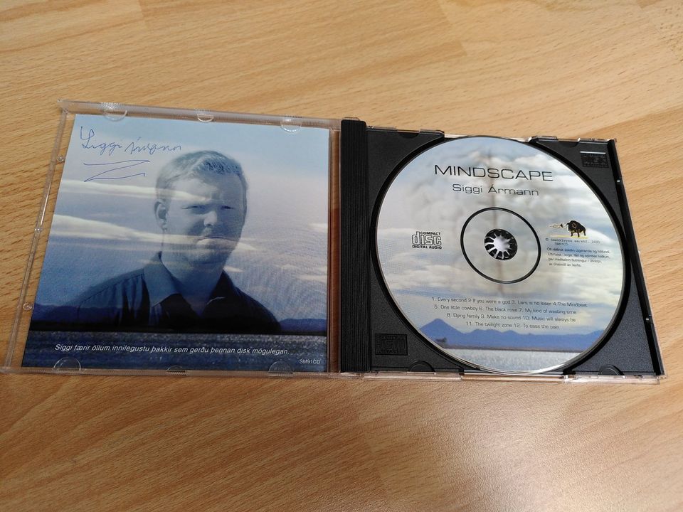 handsigniert: CD Siggi Ármann Mindscape Singer Songwriter Island in Windischeschenbach