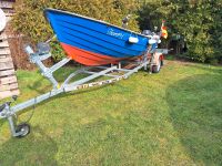 Boot GFK mit Trailer und 15PS Motor Parchim - Landkreis - Banzkow Vorschau