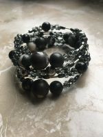 Armband, Glas- und Keramik Perlen, 4-reihig, Handarbeit, neu, Bremen - Vegesack Vorschau