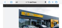 Opel Autohaus Werbung Schild Reklame Glas Nordrhein-Westfalen - Augustdorf Vorschau
